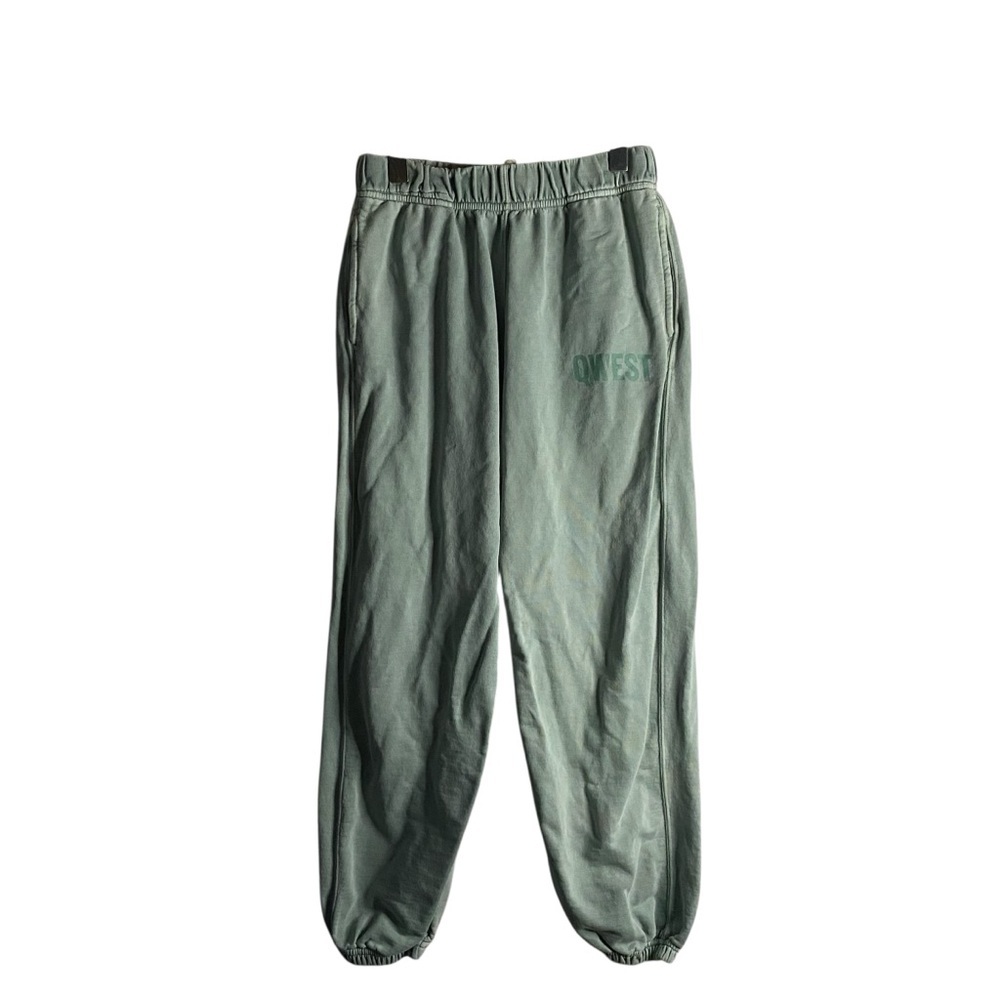 Liberty Clothing Women's Green 100% Organic Cotton Casual Sweatpants
